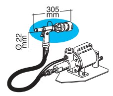 FAR抽芯铆钉枪RAC2200枪部尺寸图