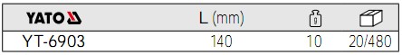 镊子YT-6903的参数